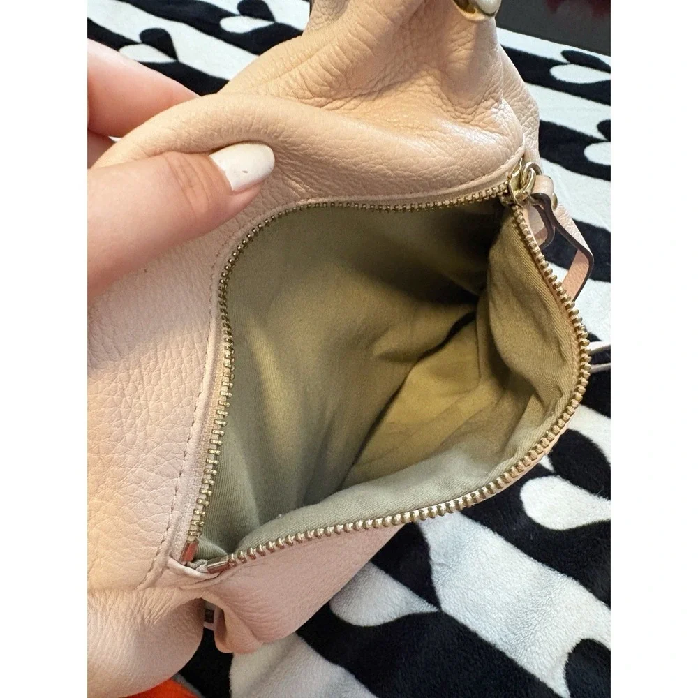 G.I.L.I Blush Pink Leather‎ Convertible Backpack